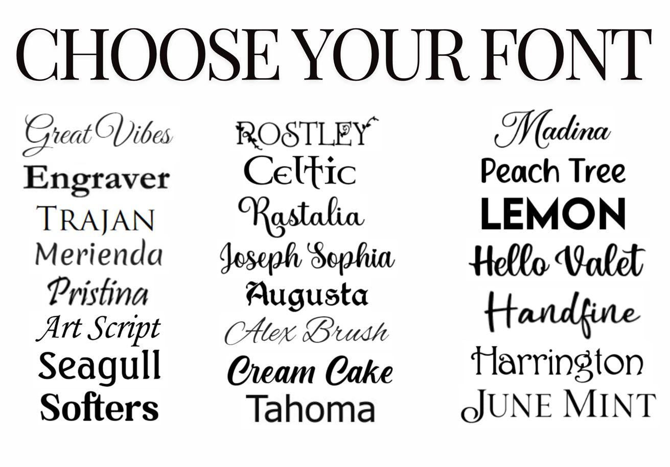 Curved Edges Engraved Sign