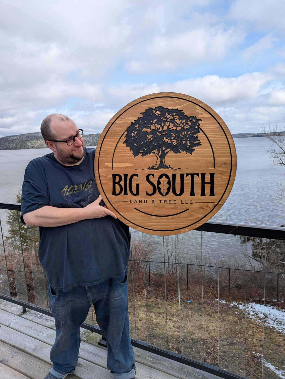 Creating a Custom Large Circle Logo Sign: Behind the Scenes