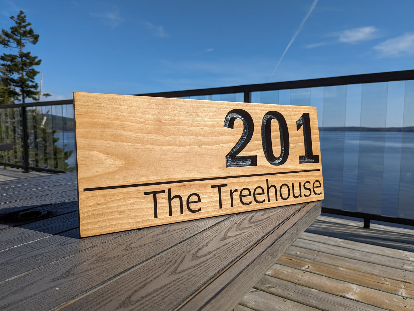 Modern Address Sign