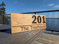 Modern Address Sign