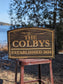 Curved Top Engraved Sign