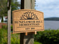 Curved Top Engraved Sign