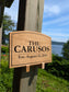 Curved Top Engraved Sign
