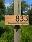 Modern Address Sign