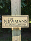 Modern Address Sign