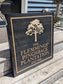 Square Engraved Sign