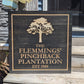 Square Engraved Sign
