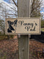 FUNDRAISER FOR A LITTLE AT A TIME: Custom Engraved Wood PET SIGN | Sign for Pets