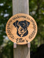 FUNDRAISER FOR A LITTLE AT A TIME: Custom Engraved Wood PET SIGN | Sign for Pets