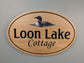 Personalized Engraved Oval Address Sign with full color designs : Custom Wood Plaque.