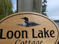 Personalized Engraved Oval Address Sign with full color designs : Custom Wood Plaque.