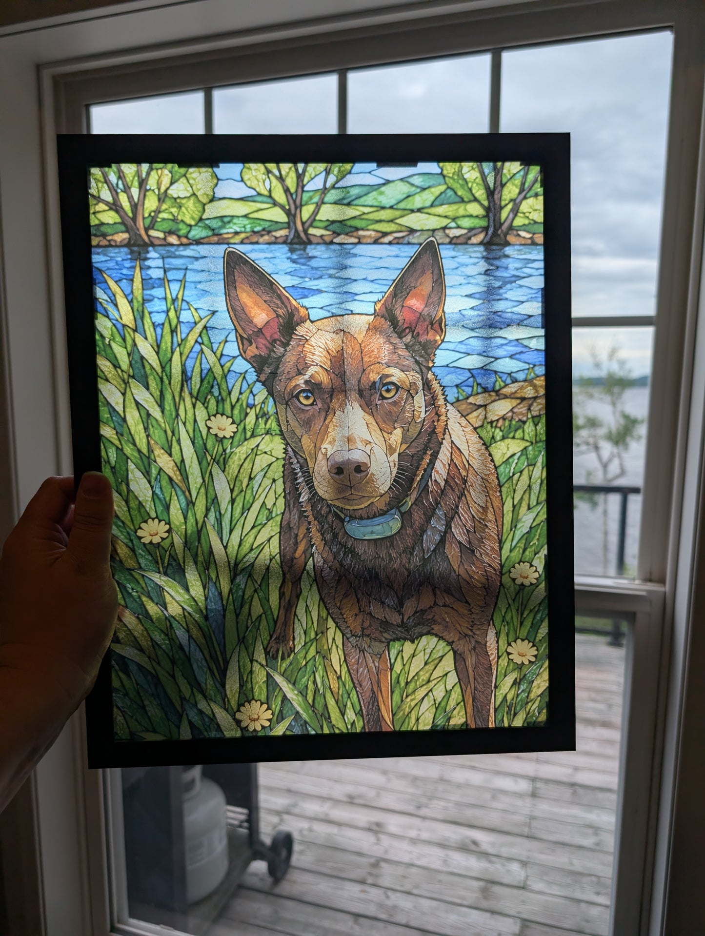 Custom Acrylic Stained Glass Style Artwork