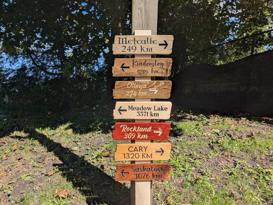 Destination Signs / Wayfinding Signs