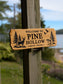 Engraved Wooden Cabin Sign | Personalized | Rustic