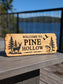 Engraved Wooden Cabin Sign | Personalized | Rustic