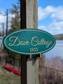Personalized Classic Estate Oval Sign: Custom Engraved Wood Plaque. (Copy)