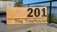 Modern Address Sign