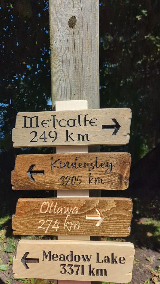 Destination Signs / Wayfinding Signs