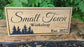 Wooden Engraved Rectangle Sign