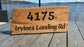 Wooden Engraved Address Sign