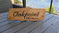 Wooden Engraved Rustic Sign - Style Two