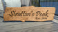 Wooden Engraved Rustic Sign - Style Two