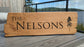 Wooden Engraved Rustic Style Sign - Style One