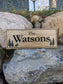 Wooden Engraved Rectangle Sign - Wider Style