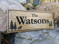 Wooden Engraved Rectangle Sign - Wider Style