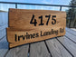 Wooden Engraved Address Sign