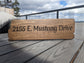 Wooden Engraved Rustic Style Sign - Style One