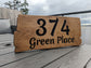 Wooden Engraved Address Sign