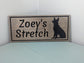 Wooden Engraved Rectangle Sign