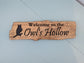 Wooden Engraved Rustic Sign - Style Two