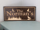 Wooden Engraved Rectangle Sign