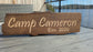 Wooden Engraved Rustic Sign - Style Two