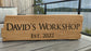 Wooden Engraved Rustic Style Sign - Style One