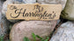 Wooden Engraved Rustic Sign - Style Two